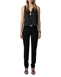 Emaux Satin Vest