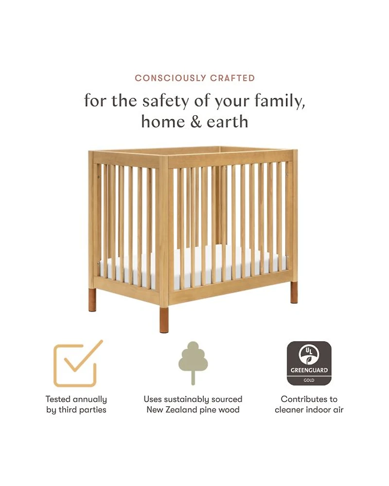 Gelato 4-in-1 Convertible Mini Crib