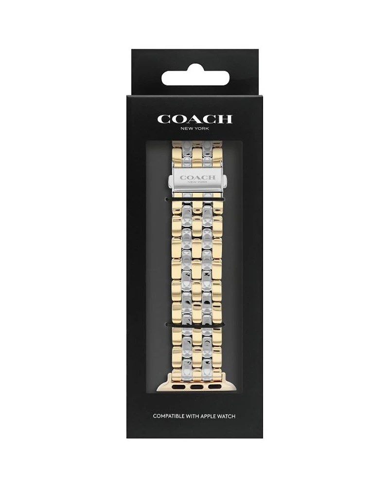 Apple Watch® Two-Tone Stainless Steel Bracelet