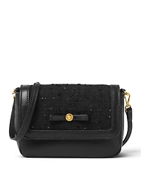Girls' Leather & Tweed Shoulder Bag - Little Kid, Big Kid