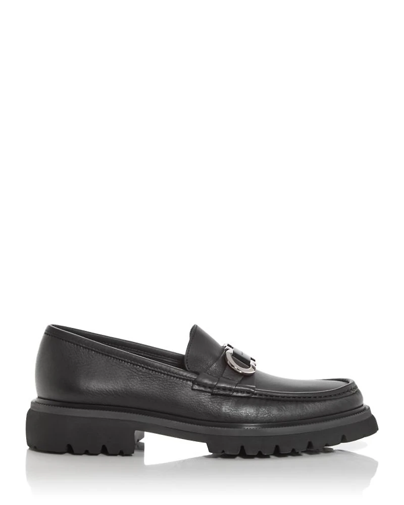 Men's Gancini Leather Loafers