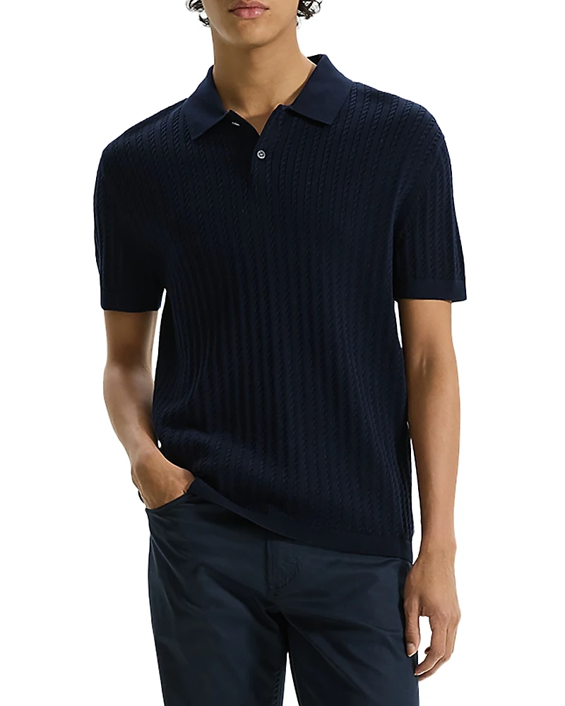 Theory Short Sleeve Cable Polo