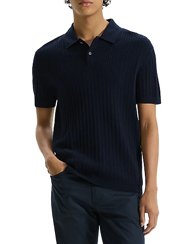 Theory Short Sleeve Cable Polo