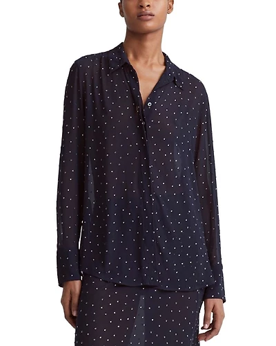 Chika Silk Embellished Shirt