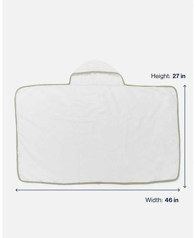 100% Organic Hooded Towel + Washcloth 2-Pack