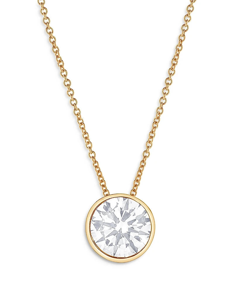 Bloomingdale's Fine Collection Certified Lab Grown Diamond Bezel Pendant Necklace