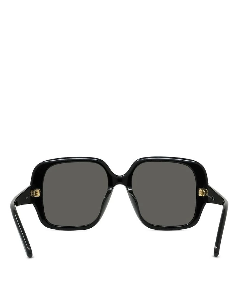 Thin Square Sunglasses, 54mm