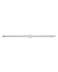 Sterling Silver Interlocking G Pendant Link Bracelet