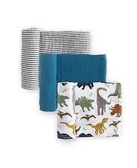 Little Unicorn Unisex Cotton Muslin Swaddle 3 Pack