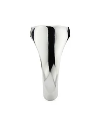 Sterling Silver Trademark Black Enamel Ring