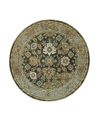 Oriental Weavers Andorra 2417B Round Area Rug, 7'10 x 7'10