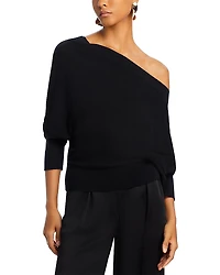 Altuzarra Grainge Cashmere Open Neck Sweater