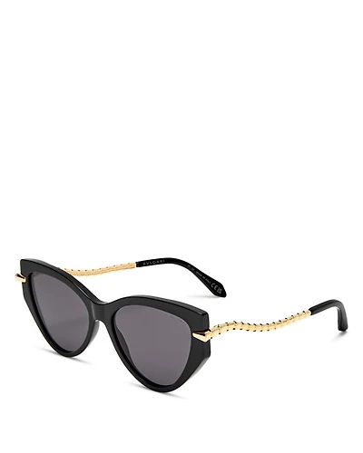 Serpenti Cat Eye Sunglasses, 56mm