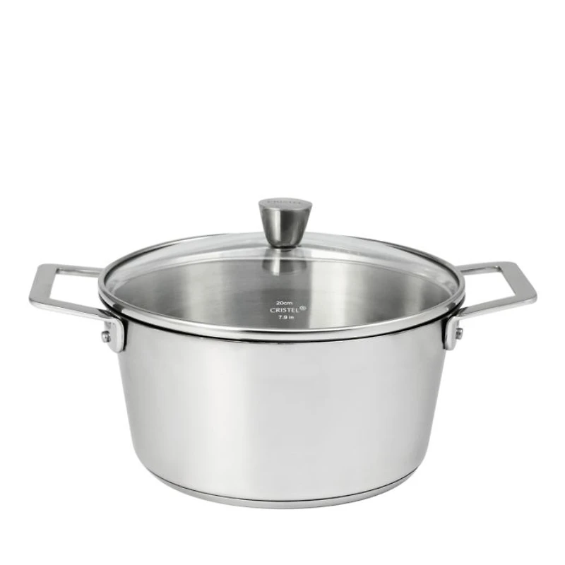 Cristel 1826 Collection 1.5 Qt Stewpan with Lid