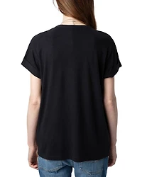 Anya PCL Rain Rhinestone Wing Tee