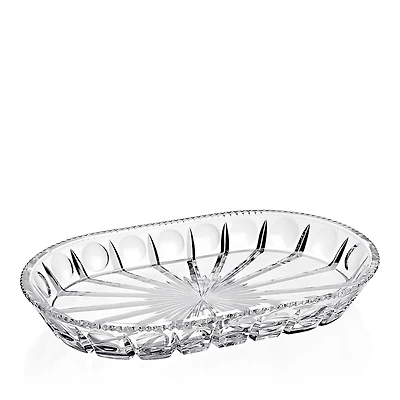 William Yeoward Crystal Harlequine Oval Serving Dish