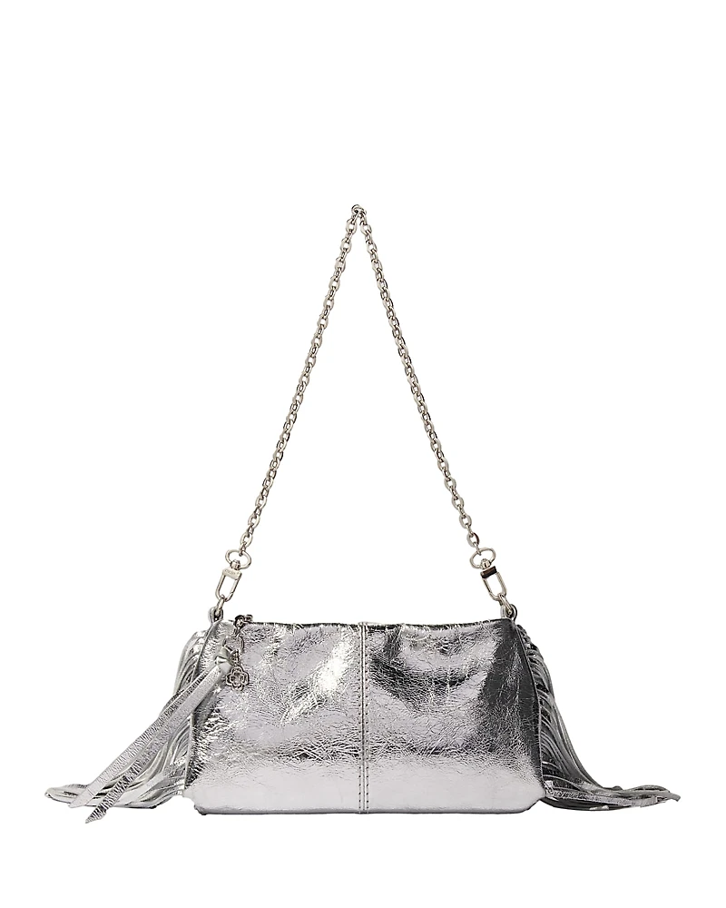 Maje Miss M Metallic Leather Pouch