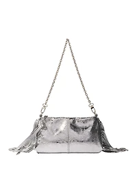 Maje Miss M Metallic Leather Pouch