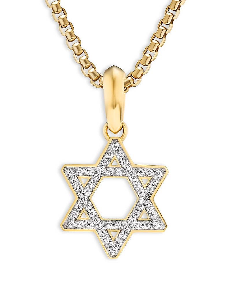 David Yurman Men's Star of David Pendant