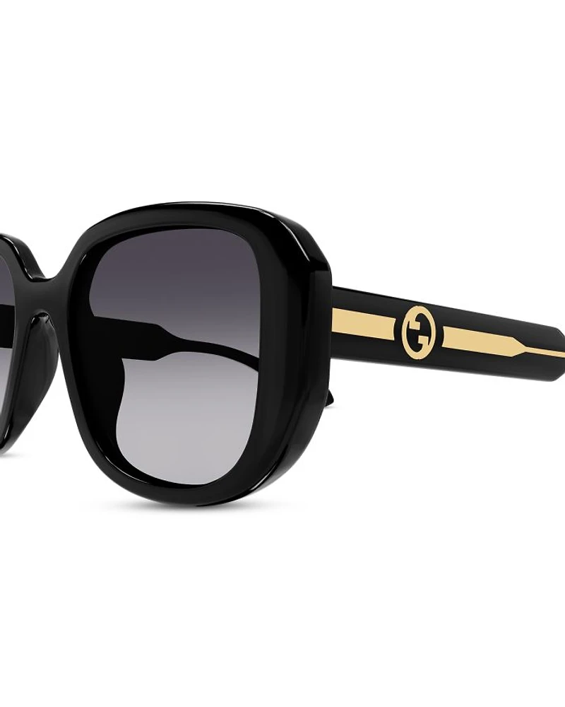 La Piscine Squared Injection Sunglasses, 54mm