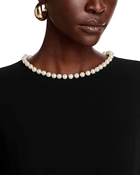 Pearl Trim Sheath Dress