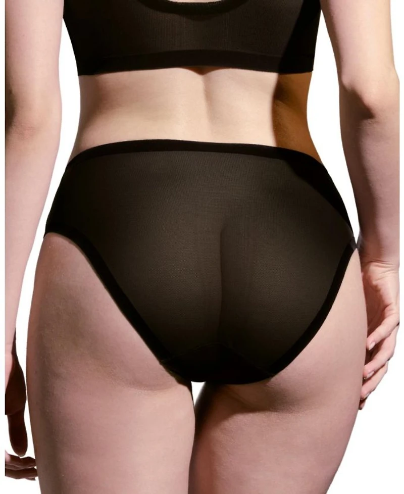 Sheer High Cut Highwaisted Brief