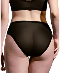 Sheer High Cut Highwaisted Brief