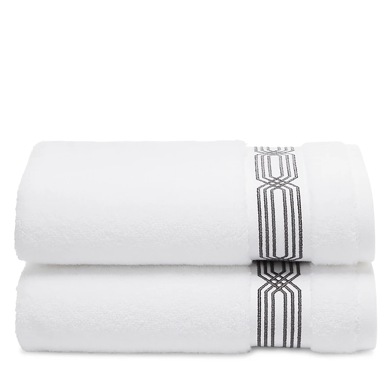 Hudson Park Collection Tivoli Embroidered Hand Towels, Set of 2 - Exclusive