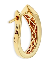 18K Yellow Gold Via Fiori Chiari Diamond Earrings, 0.82 tcw - Exclusive, Italy Campaign