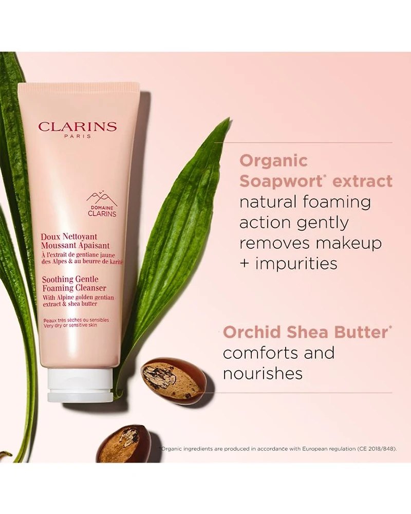 Soothing Gentle Foaming Face Cleanser with Shea Butter 4.2 oz.
