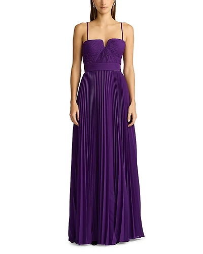 Zac Posen Pleated Gown