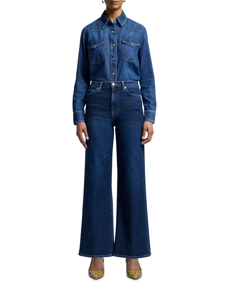 Ultra High Rise Wide Leg Jeans Paradise Cove