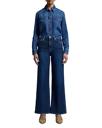 Ultra High Rise Wide Leg Jeans Paradise Cove