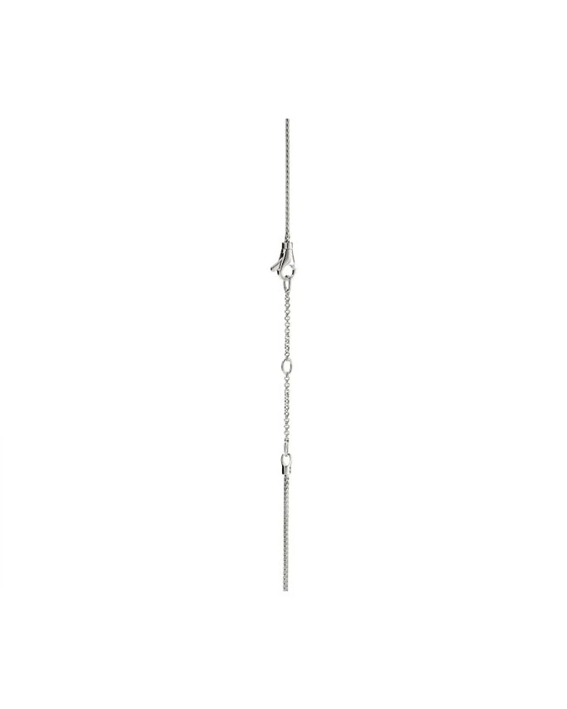 14K Yellow Gold & Sterling Silver Love Knot Lariat Necklace, 16-18"