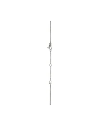 14K Yellow Gold & Sterling Silver Love Knot Lariat Necklace, 16-18"