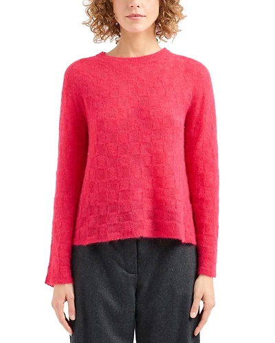 Jacquard Check Sweater