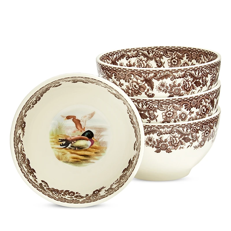 Spode Woodland Dip Bowls, Set of 4