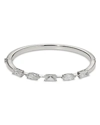 Rare Jewels Cubic Zirconia Bangle Bracelet in Rhodium Plated