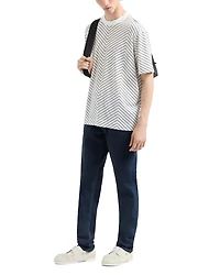 Micro Eagle Chevron Print Tee