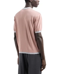 Short Sleeved Crewneck Sweater Tee
