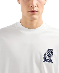 Embroidered Bulldog Tee