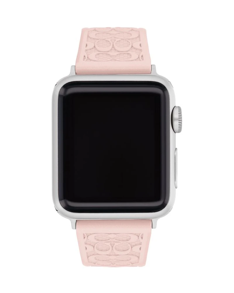 Apple Watch® Pink Silicone Strap