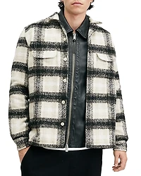 Allsaints Lapse Relaxed Fit Plaid Shirt Jacket