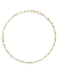 14K Yellow Gold Textured Bead Chain Bracelet