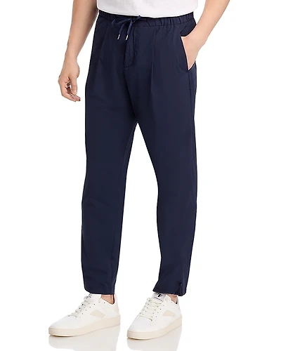 Herno Nylon Stretch Slim Fit Pleated Pants