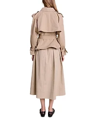 Short Water Repellant Trench Jacket