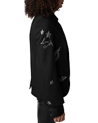 Very Strass Heart Blazer