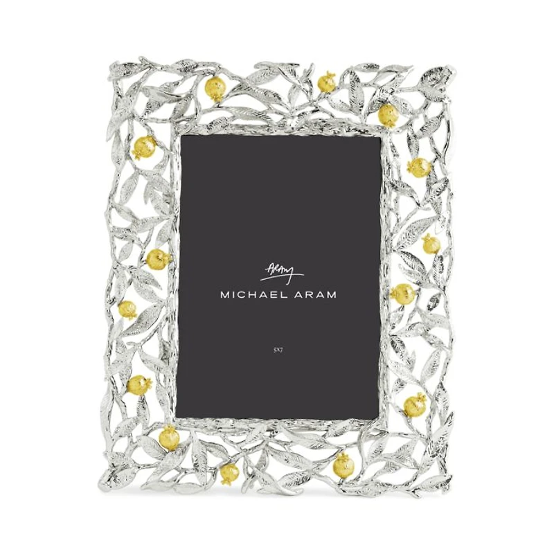 Pomegranate Silver & Gold Frame, 5" x 7"