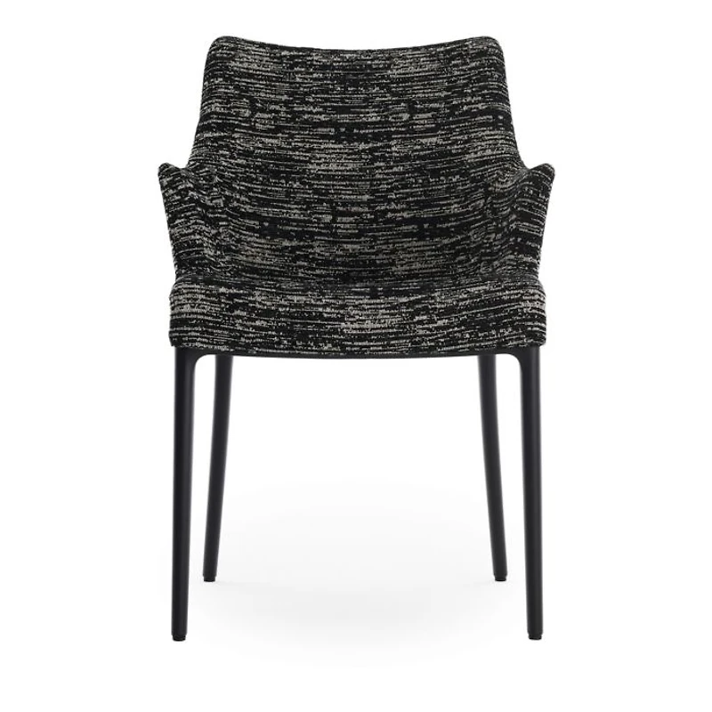 Eleganza Nia Melange Armchair, Black Legs