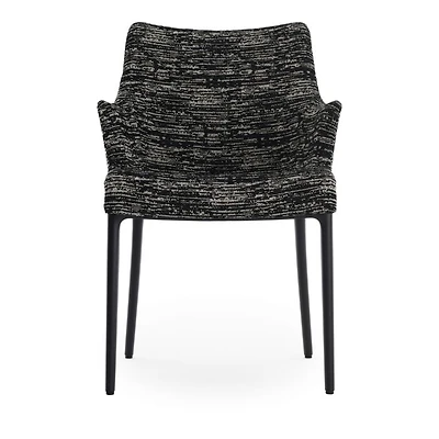 Eleganza Nia Melange Armchair, Black Legs